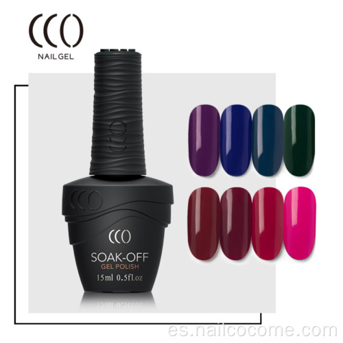 COCO Muestras gratis Productos de belleza Etiqueta privada Al por mayor al por mayor HEMA Color Free Color Nails Rompe en el gel de uñas orgánicas UV esmalte